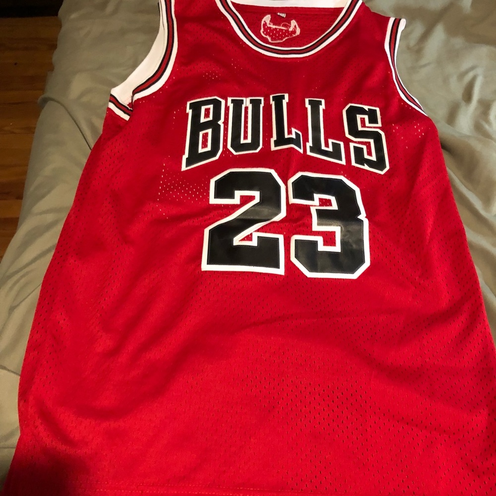 Jordan #23 Chicago Bulls Jersey Red Men’s Size S